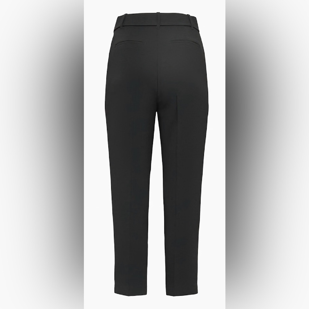 Wilfred (Aritzia) $148 Tie-Front Ankle Pant in Comet Grey Size 6 w/ belt EUC - Picture 6 of 16